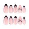 12 Sizes-24 Pcs Press On Nails JP4270