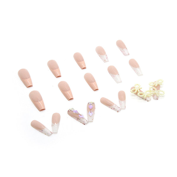 12 Sizes-24 Pcs Press On Nails Z480