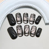 12 Sizes-24 Pcs Press On Nails Z1020