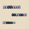 12 Sizes-24 Pcs Press On Nails Y141