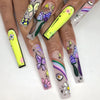 12 Sizes-24 Pcs Press On Nails Y081