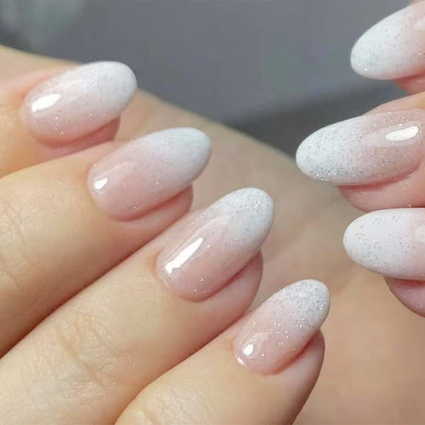 12 Sizes-24 Pcs Press On Nails C1040