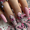 12 Sizes-24 Pcs Press On Nails Y912