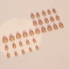 12 Sizes-24 Pcs Press On Nails W1648