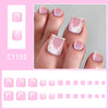 12 Sizes-24 Pcs Press On Nails C1193