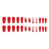 12 Sizes-24 Pcs Press On Nails W1052
