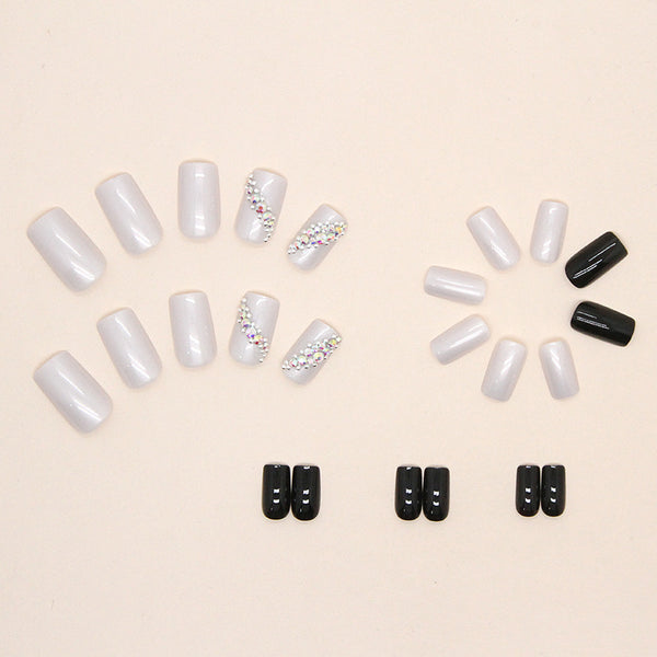12 Sizes-24 Pcs Press On Nails Z621