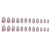 12 Sizes-24 Pcs Press On Nails W669