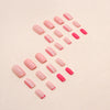 12 Sizes-24 Pcs Press On Nails W1068