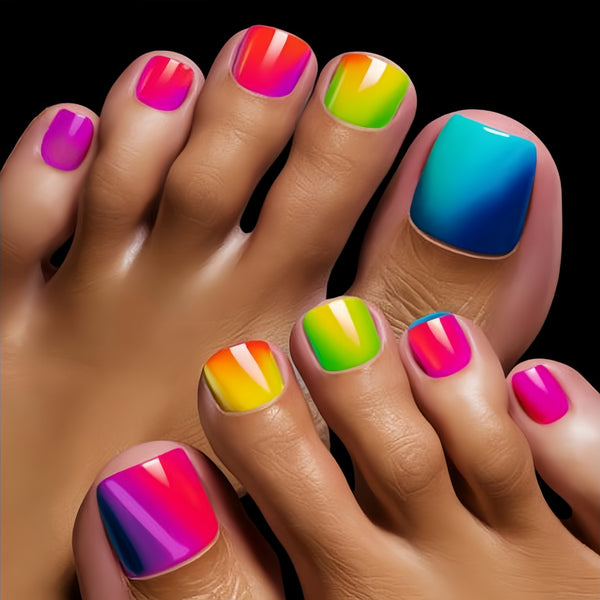 12 Sizes-24 Pcs Press On Nails Y596