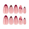 12 Sizes-24 Pcs Press On Nails JP4050