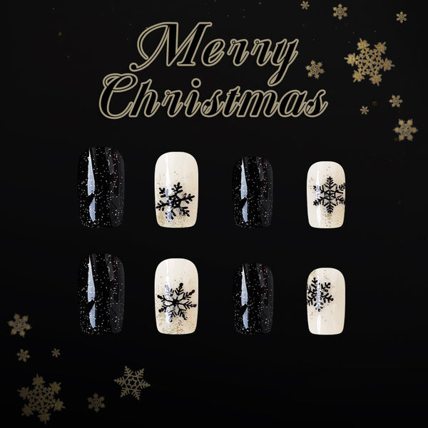 12 Sizes-24 Pcs Press On Nails C1268