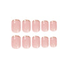 French Pink Short Press on Nails