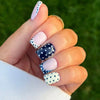 12 Sizes-24 Pcs Press On Nails C1422