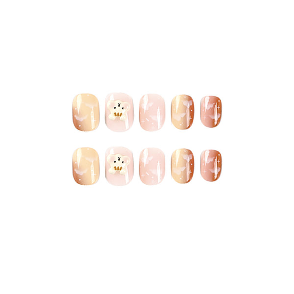 12 Sizes-24 Pcs Press On Nails JP2119