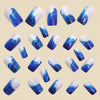 12 Sizes-24 Pcs Press On Nails Y1230