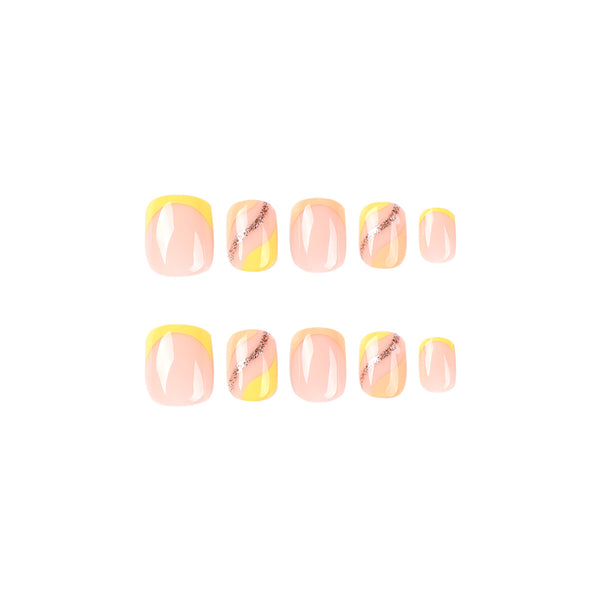 12 Sizes-24 Pcs Press On Nails JP2594
