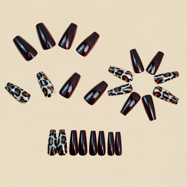 12 Sizes-24 Pcs Press On Nails Y1756