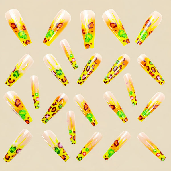 12 Sizes-24 Pcs Press On Nails Y707