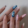 12 Sizes-24 Pcs Press On Nails JP3968