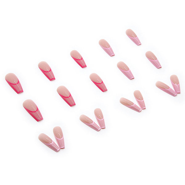 12 Sizes-24 Pcs Press On Nails W116
