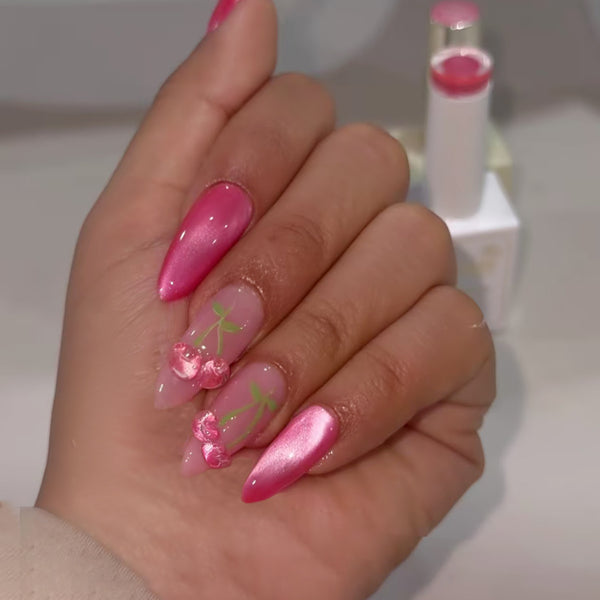 12 Sizes-24 Pcs Press On Nails W2116