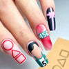 12 Sizes-24 Pcs Press On Nails W073