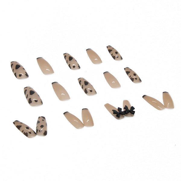 12 Sizes-24 Pcs Press On Nails Z140
