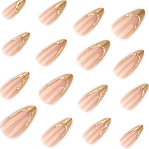 12 Sizes-24 Pcs Press On Nails JP4201