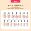 360 Pcs Press On Nails A002