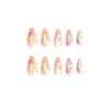 12 Sizes-24 Pcs Press On Nails JP2385