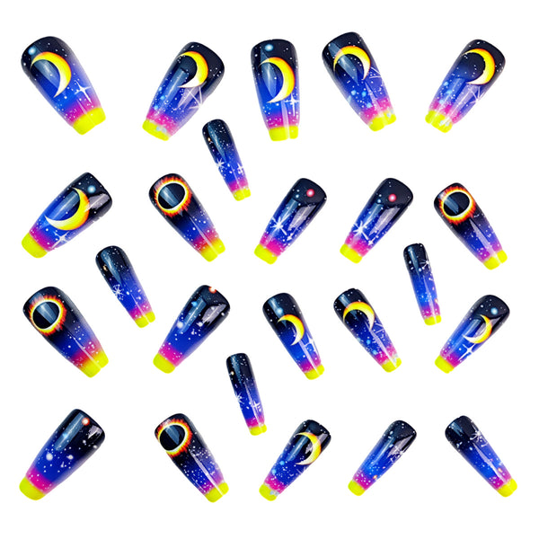 12 Sizes-24 Pcs Press On Nails Y775-2