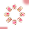 12 Sizes-24 Pcs Press On Nails C1794