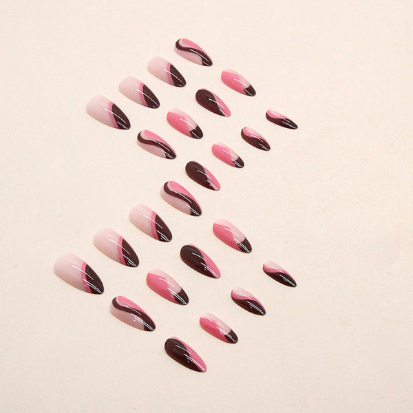 12 Sizes-24 Pcs Press On Nails W402