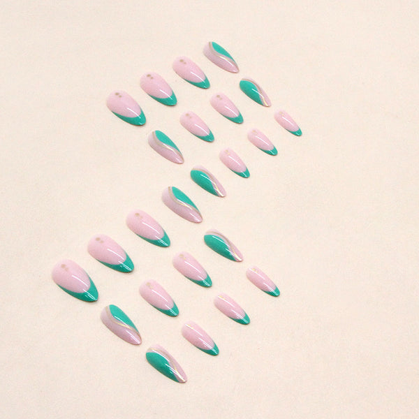 12 Sizes-24 Pcs Press On Nails W886