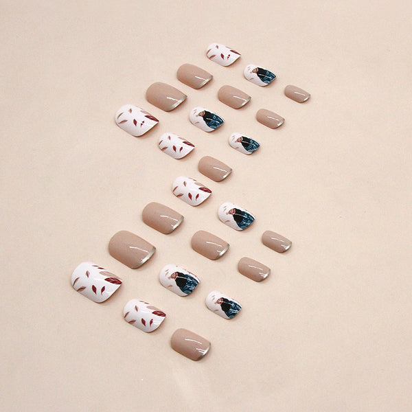 12 Sizes-24 Pcs Press On Nails W1461