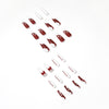 12 Sizes-24 Pcs Press On Nails JP1394