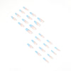 12 Sizes-24 Pcs Press On Nails JP1408