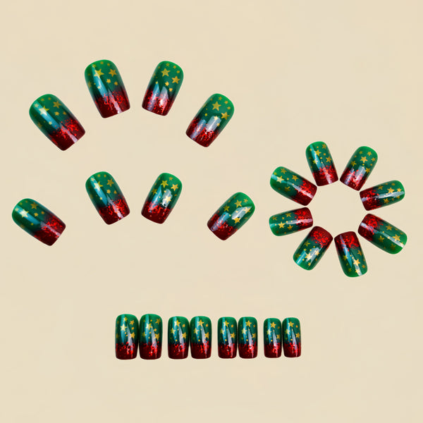 12 Sizes-24 Pcs Press On Nails Y1704