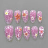 12 Sizes-24 Pcs Press On Nails JP3905