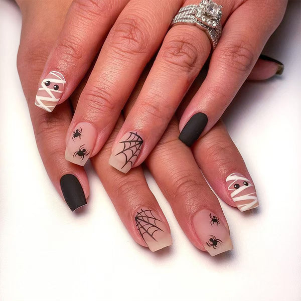 12 Sizes-24 Pcs Press On Nails W3236