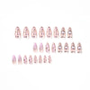 12 Sizes-24 Pcs Press On Nails JP1860