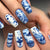 12 Sizes-24 Pcs Press On Nails Y415