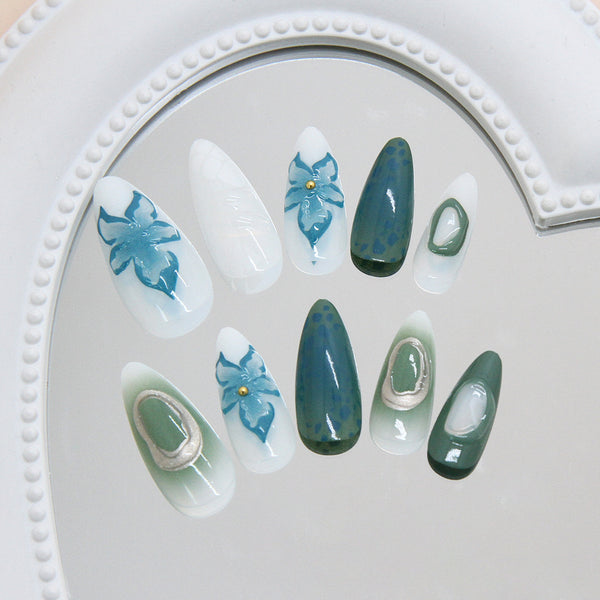 12 Sizes-24 PcsPress On Nails Z1161