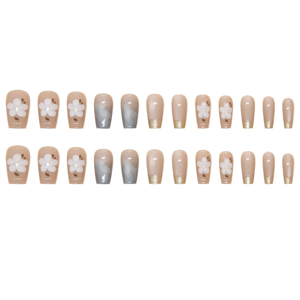 12 Sizes-24 Pcs Press On Nails MY077