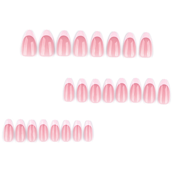 12 Sizes-24 Pcs Press On Nails JP4336