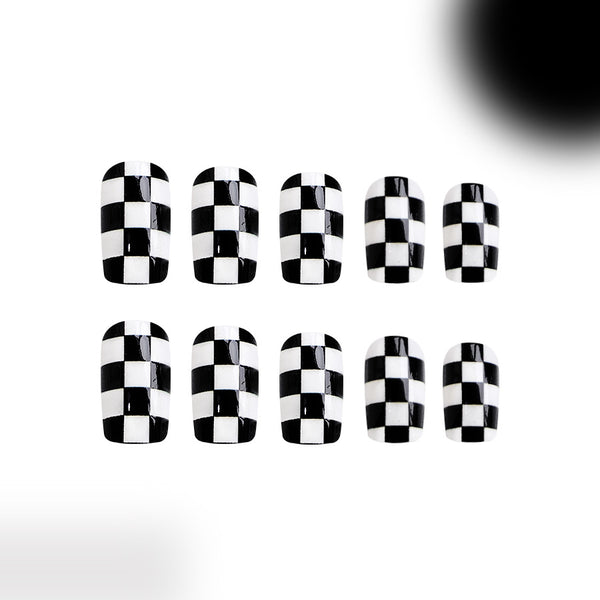 12 Sizes-24 Pcs Press On Nails C399