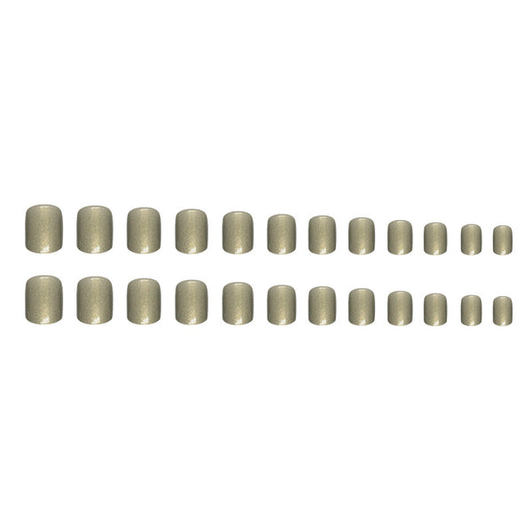 12 Sizes-24 Pcs Press On Nails W1464
