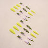 12 Sizes-24 Pcs Press On Nails W1156