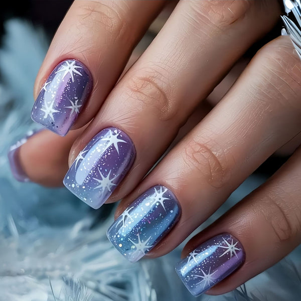 12 Sizes-24 Pcs Press On Nails Y1652